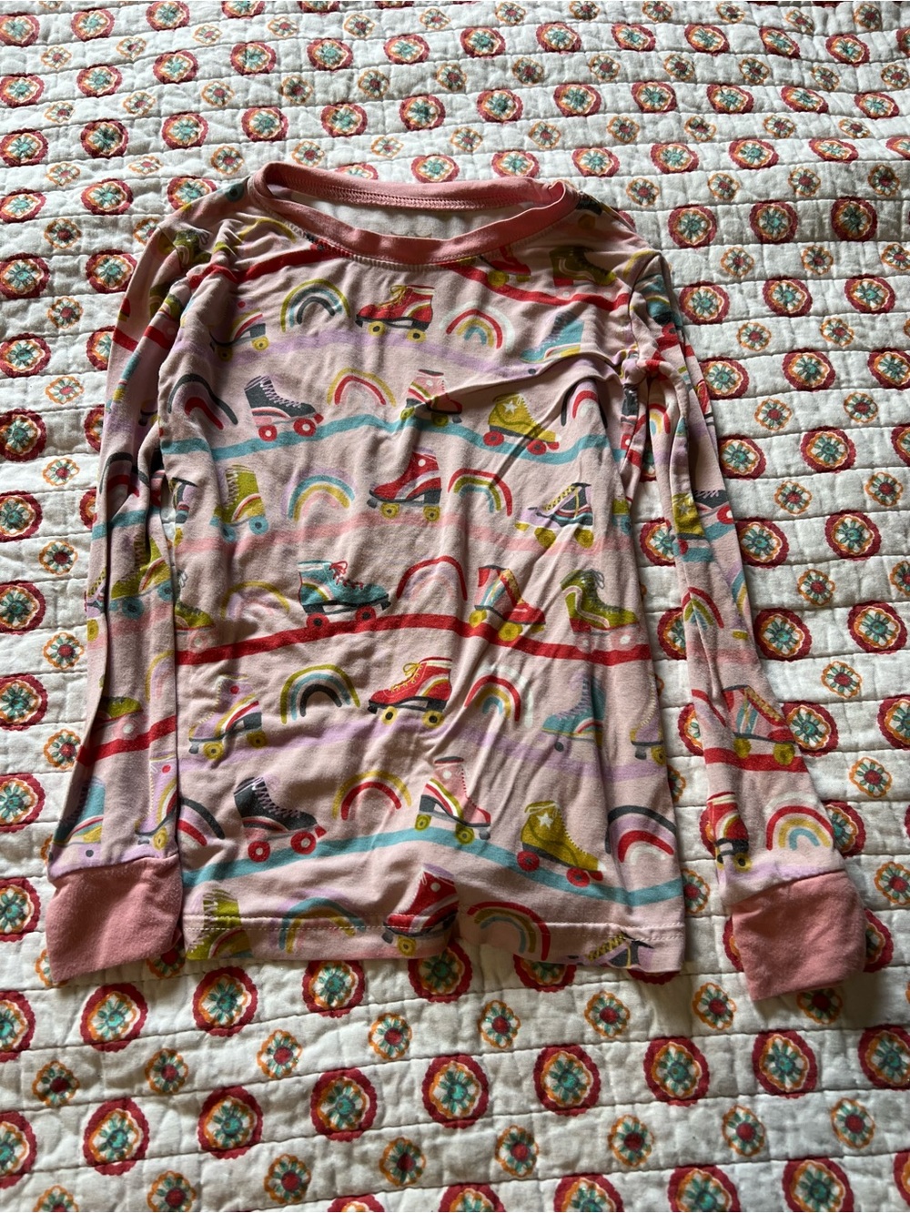 Little Sleepies Roller Blades Long Sleeve Pajama Top size 4T